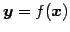 $ \vec{y}=f(\vec{x})$