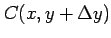 $ C(x,y+\Delta y)$