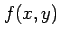 $\displaystyle f(x,y)$