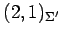 $ (2,1)_{\Sigma'}$