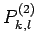 $ P_{k,l}^{(2)}$