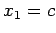 $ x_{1}=c$