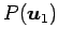 $ P(\vec{u}_1)$