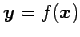 $ \vec{y}=f(\vec{x})$