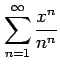 $ \displaystyle{\sum_{n=1}^{\infty}\frac{x^n}{n^n}}$