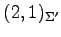 $ (2,1)_{\Sigma'}$