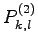 $ P_{k,l}^{(2)}$