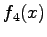 $\displaystyle f_4(x)$