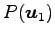 $ P(\vec{u}_1)$