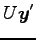 $\displaystyle U\vec{y}'$