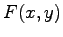 $\displaystyle F(x,y)$