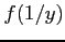 $ f(1/y)$