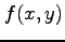 $\displaystyle f(x,y)$