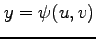 $ y=\psi(u,v)$