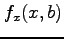 $ f_x(x,b)$