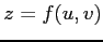 $ z=f(u,v)$