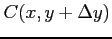 $ C(x,y+\Delta y)$