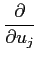 $\displaystyle \frac{\partial}{\partial u_j}$