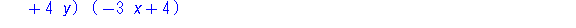 -exp(x-y)*sin(2*x^2-3*x*y+4*y)+exp(x-y)*cos(2*x^2-3*x*y+4*y)*(-3*x+4)