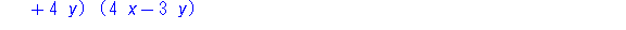 exp(x-y)*sin(2*x^2-3*x*y+4*y)+exp(x-y)*cos(2*x^2-3*x*y+4*y)*(4*x-3*y)